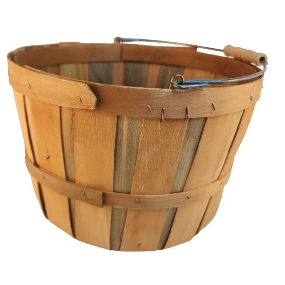 Rustic Farmhouse Wooden Garden Harvest Storage Country Centerpiece - Picture 1 of 11